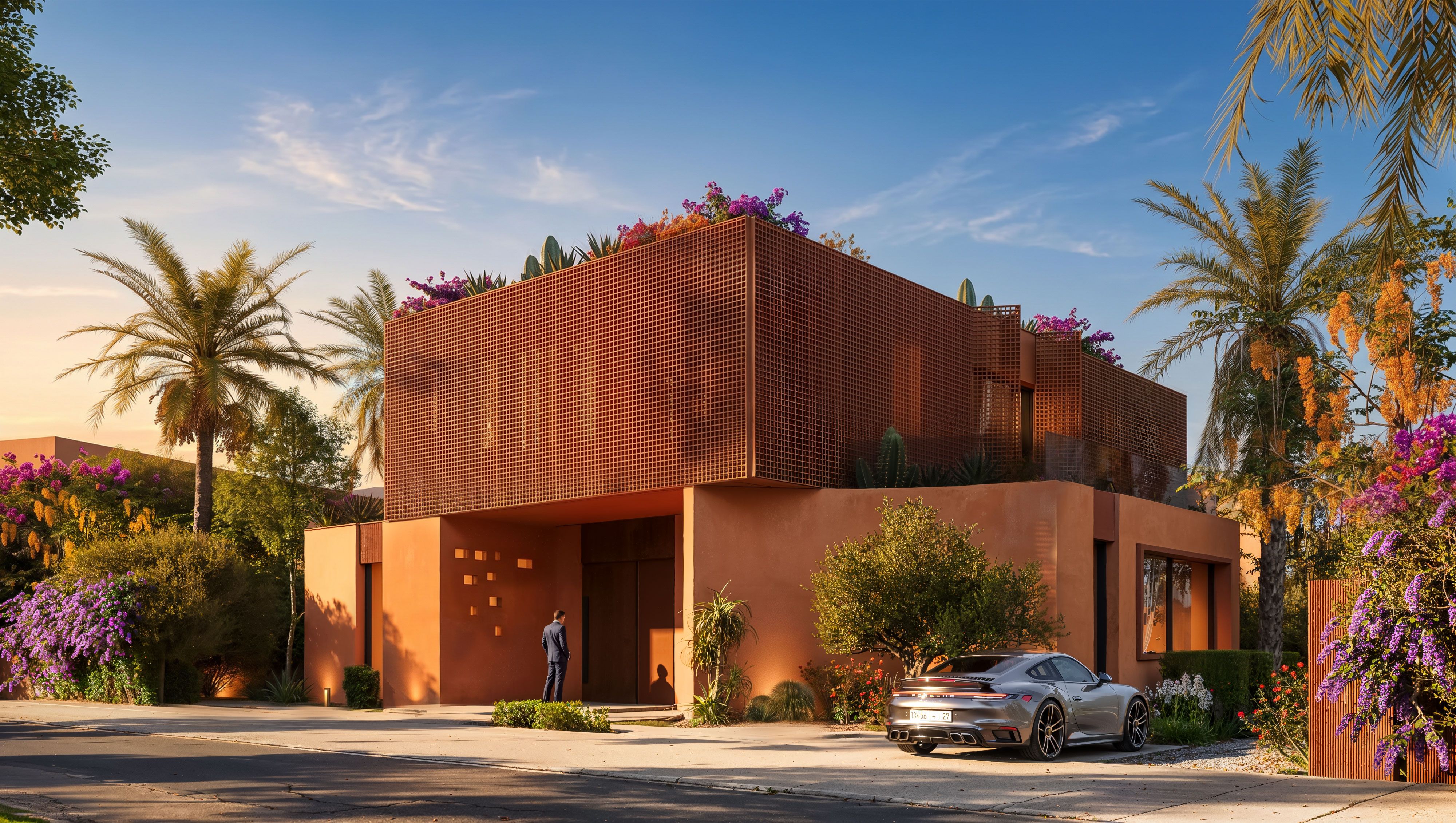Villa BM — residential exterior rendering
